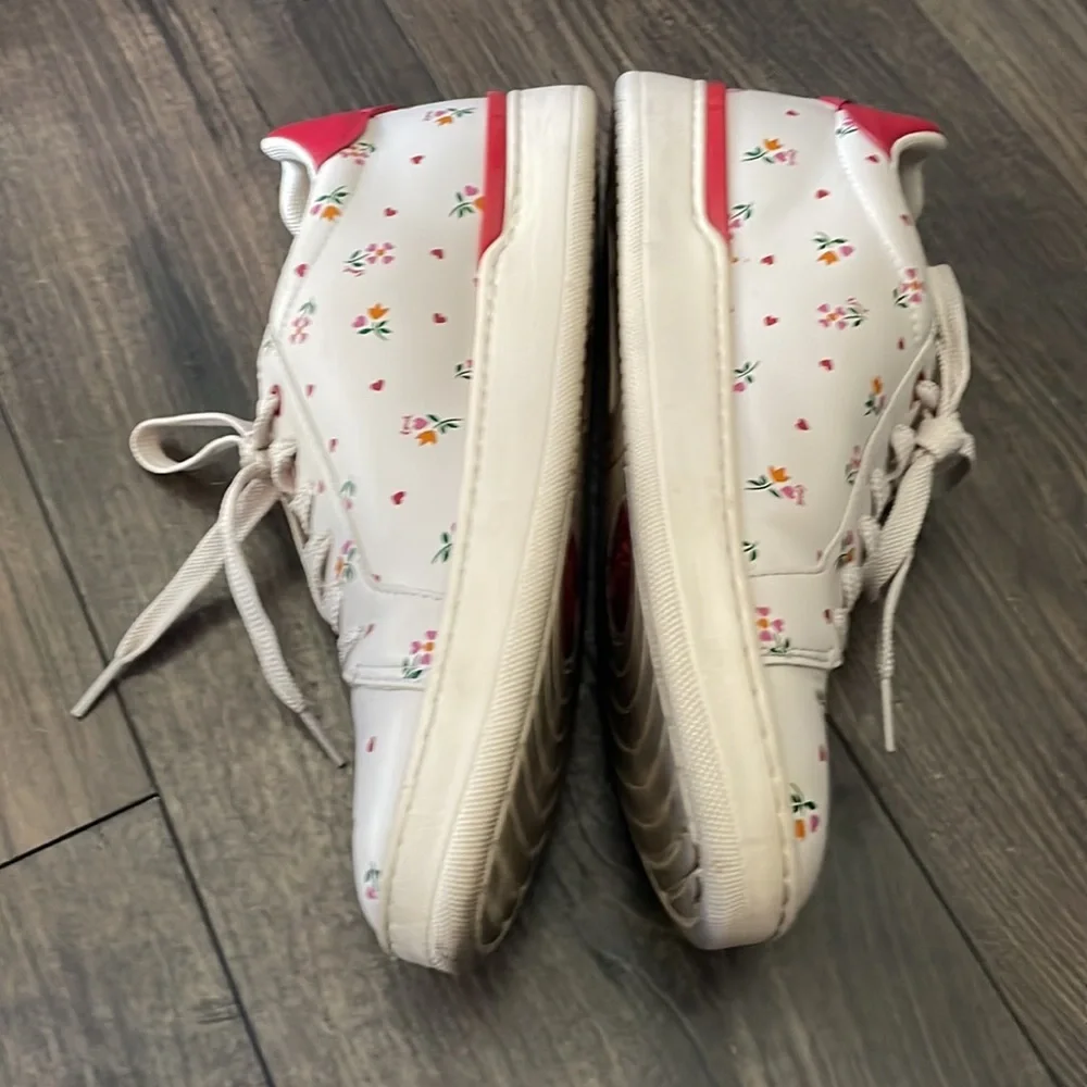 Coach Clip Low Top Sneaker Women 9.5 C7666 85185 1 used Condition Hearts 112024 - Picture 5 of 11